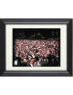 Rudy Ruettiger signed Notre Dame Fighting Irish 8X10 Photo w/ ND 24-GT 3/11/875 & Play Drawing Custom Framing- Rudy 45 Holo