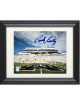 Rudy Ruettiger signed Notre Dame Fighting Irish Stadium 8x10 Photo Custom Framing- Rudy 45 Hologram