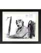 Ben Amsden signed Vintage WWII B&W 8x10 Photo Custom Framing Hellcat Ace Pilot VF-22 Cowpens- JSA #II11067