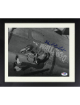 William E. Eisenhart signed WWII Black Sunday B-17 Bomb Pilot 8x10 Photo Custom Framing- PSA #I25985