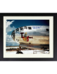 Jack Widowsky signed WWII Enola Gay/Hiroshima Color 8x10 Photo Custom Framing- JSA #II11544- Top Secret Navigator/509th Composit