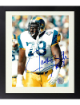 Jackie Slater signed Los Angeles Rams NFL Licensed 8x10 Phot Custom Framing w/ HOF 01- COA
