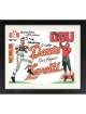 Dante Lavelli signed Ohio State Buckeyes/Cleveland Browns 8x10 Photo dual Gluefingers/HOF 1975 Custom Framing- COA