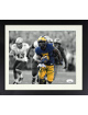 Jabrill Peppers signed Michigan Wolverines Spotlight Run 8X10 Photo Custom Framing- JSA