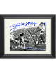 Johnny Rodgers signed Nebraska Cornhuskers B&W 8x10 Photo w/ The Jet/Heisman 72/#20 Custom Framing- COA