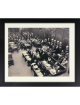 Whitney Harris signed 1945-46 WWll Nuremberg Trials B&W 8x10 Photo Custom Framing� PSA #AD55312- Prosecutor Military Tribunals R