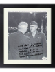 2nd LT. Arthur J. Jackson signed WWII 8x10 Photo Custom Framing- JSA -Peleliu/Marines/9-18-44/Medal of Honor w/ Truman