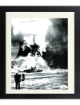 George Whittle M.D. signed 1937 Hindenburg Disaster Witness B&W Vintage 8x10 Photo Custom Framing- JSA