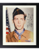 Francis S. Currey signed WWII 8x10 Photo Custom Framing- JSA #SS17641- Medal of Honor/Battle of the Bulge