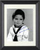 Dick/Dickie Moore signed B&W 8x10 Photo Custom Framing- Pristine Auctions LOA (w/best wishes/Oliver Twist/Our Gang/Little Rascal