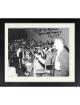 Harold M. Agnew signed WWII Hiroshima Atomic Bomb B&W 8x10 Photo Custom Framing- PSA #AD31562- Manhattan Project Physicist