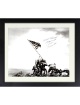 Major Norman Hatch signed WWII Vintage B&W 8x10 Photo Custom Framing- JSA #AC92788 - USMC/Iwo Jima