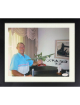 Col Walter Stewart signed WWII 8.5x11 Photo Custom Framing- JSA- Pilot "Utah Man" B-24 Liberator/Ploesti Raid/1 August 1943