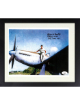 Col. Abner Aust signed 8.5x11 Photo Custom Framing- JSA #AC92656- Colonel USAF/Iwo Jima 1945