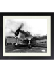 John "Mike" Thomas Wolf signed WWII 8x10 Photo Custom Framing VF-2- JSA #AC92828 (Navy Flying Ace Fighter Pilot/Rippers)