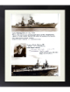 James E. O'Donnell signed WWII Vintage B&W 8.5x11 Photo Custom Framing- JSA #AC92699- Survivor/USS Indianapolis 1945