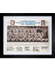 1960 Houston Oilers AFL Champions 16x20 Team Photo -27 Sigs Custom Framing (RARE/Bud Adams/Orville Trask)- Beckett Review