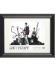 New Politics Rock Band signed 5x7 Photo Custom Framing  COA (David Boyd/Soren Hansen/Louis Vecchio/Danish)
