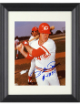 Pete Rose signed Cincinnati Reds MLB Licensed 8x10 Photo #4256 Custom Framing- Tuff Stuff LOA (HIT KING)