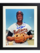 Frank Robinson signed Baltimore Orioles MLB Licensed 8x10 Photo imperfect Custom Framing- COA/Show Ticket (HOF/TC)