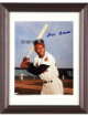 Hank Aaron signed Atlanta Braves MLB Licensed Vintage 8x10 Photo minor ding Custom Framing- Tuff Stuff COA