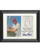 Johnny Bench signed Cincinnati Reds MLB Licensed Hall of Fame Induction Day 8x10 Photo/Card Custom Framing- Tuff Stuff COA (HOF/