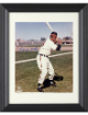 Larry Doby signed Cleveland MLB Licensed 8x10 Photo minor dings Custom Framing- COA/CSA Show Ticket/Photo (HOF/7X AS)