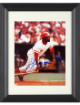 Joe Morgan signed Cincinnati Reds MLB Licensed 8x10 Photo Custom Framing- Tuff Stuff COA (HOF)