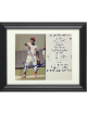 Joe Morgan signed Cincinnati Reds MLB Licensed Hall of Fame Induction Day 8x10 Photo/Card Custom Framing- COA (HOF)