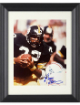 Franco Harris signed Pittsburgh Steelers 8x10 Photo Custom Framing- NFL Alumni, Inc. LOA