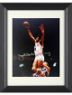 Julius Erving signed Philadelphia 76ers 8x10 Photo "Dr. J" Custom Framing- Ken Goldin, The Score Board, Inc COA