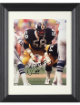 Jack Lambert signed Pittsburgh Steelers NFL Licensed 8x10 Photo HOF 90 imperfect Custom Framing- Tuff Stuff COA