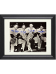 Moose Skowron/Bobby Richardson/Tony Kubek/Clete Boyer signed New York Yankees B&W 8x10 Photo Custom Framing- COA