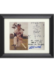 Eddie/Ed Mathews signed Milwaukee Braves MLB Licensed Hall of Fame Induction Day 8x10 Photo/Card Custom Framing- COA (HOF)