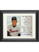 Phil Niekro signed Atlanta Braves MLB Licensed 300th Victory October 6, 1985 8x10 Photo/Card Custom Framing- Tuff Stuff COA