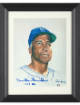 Duke Snider signed Brooklyn Dodgers MLB Licensed Ron Lewis 89 8x10 Photo HOF 80 Custom Framing- /5000- Tuff Stuff COA