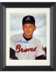 Phil Niekro signed Atlanta Braves MLB Licensed 8x10 Photo imperfect Custom Framing- Tuff Stuff COA