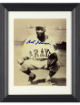 Josh Johnson signed Homestead Grays Negro League Vintage B&W 8x10 Photo Custom Framing- COA/CSA Show Ticket
