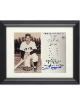 Phil Rizzuto signed MLB Licensed Hall of Fame Induction Day 8x10 Photo/Card Custom Framing- COA (HOF)