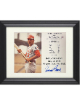 Johnny Bench signed Cincinnati Reds MLB Hall of Fame Induction Day 8x10 Photo/Card Custom Framing- Tuff Stuff COA (Big Red Machi