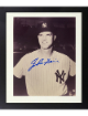 Johnny Sain signed New York Yankees Vintage B&W 8x10 Photo Custom Framing- COA/CSA Show Ticket