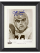 Otto Graham signed HOF Enshrinee Class of 1965 B&W 8x10 Photo HOF 1965 Custom Framing- COA/Show Ticket