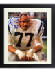 Jim Parker signed Baltimore Colts NFL Licensed 8x10 Photo HOF 73 imperfect Custom Framing- COA/Show Ticket