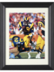 Eric Dickerson signed Los Angeles Rams NFL Licensed 8x10 Photo #29 imperfect Custom Framing- COA (HOF)