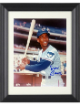 Ernie Banks signed Chicago Cubs MLB Licensed 8x10 Photo Custom Framing- COA (HOF)