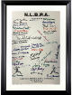 Negro League (N.L.B.P.A) Signed 1990 Reunion 11x17 Poster Sheet 40 Sigs Custom Framing- Beckett Buck ONeil, Leonard, Radcliff,