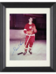 Gordie Howe signed Detroit Red Wings 8x10 Photo imperfect Custom Framing- Ken Goldin, The Score Board, Inc COA
