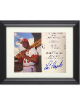 Lou Brock signed St. Louis Cardinals Hall of Fame Induction 8x10 Photo/Card Custom Framing- COA