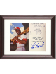 Lou Brock signed St. Louis Cardinals Hall of Fame Induction 8x10 Photo/Card Custom Framing- COA