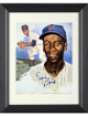 Ernie Banks signed Chicago Cubs 8x10 Collage Photo Custom Framing- COA (HOF/Mr. Cub/14X All Star)